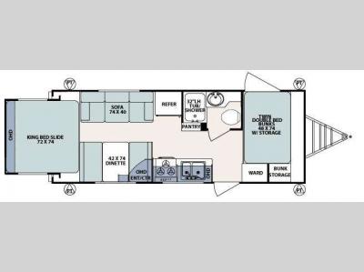 Floorplan - 2008 Forest River RV Surveyor SV 235RKS