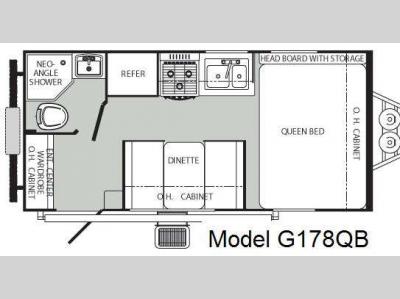 Floorplan - 2008 Palomino Gazelle G178QB