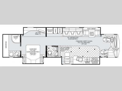 Floorplan - 2008 American Coach American Eagle 42C