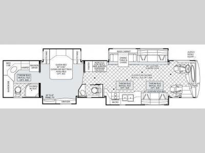 Floorplan - 2008 American Coach American Eagle 45E