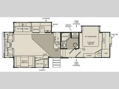 Floorplan - 2008 Pilgrim Legends HP 30CK3S-H5