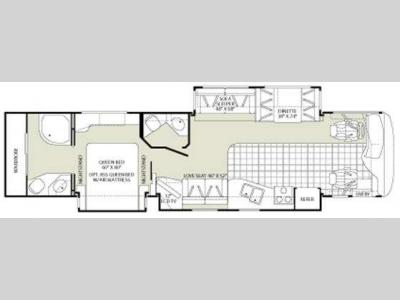 Floorplan - 2008 Fleetwood RV Bounder Diesel 38F