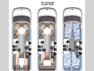 Floorplan - 2008 Roadtrek RS-Adventurous