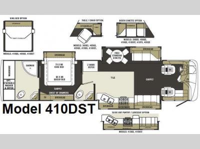 Floorplan - 2008 Forest River RV Charleston 410DST