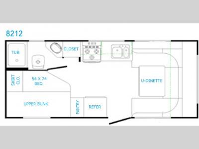 Floorplan - 2005 R-Vision Trail Lite 8212