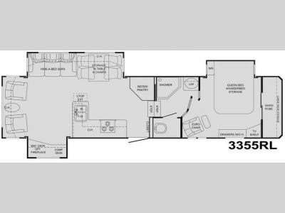 Floorplan - 2009 Heartland Big Country 3355 RL