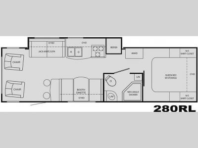 Floorplan - 2009 Heartland Sundance XLT 280RL