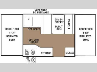 Floorplan - 2008 Viking Epic 1706