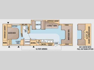 Floorplan - 2009 Jayco Greyhawk 31SS
