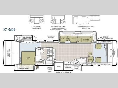 Floorplan - 2009 Tiffin Motorhomes Allegro Bay 37 QDB