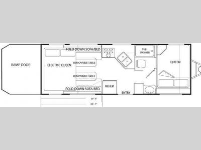 Floorplan - 2008 Rage'n  Xtra-Lite FS2300