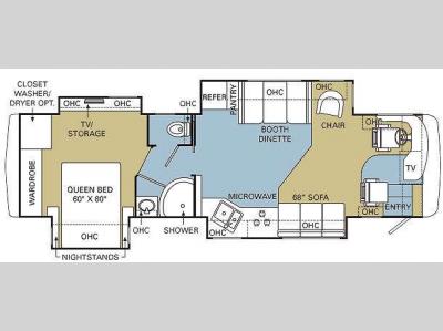 Floorplan - 2008 Safari Simba RD 37 PDQ