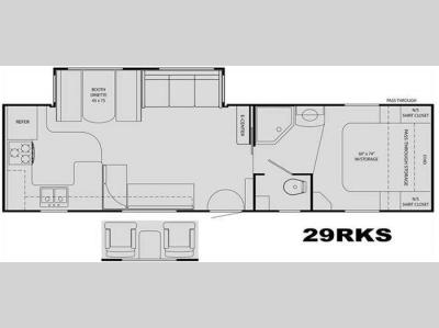 Floorplan - 2009 Heartland North Country 29RKS