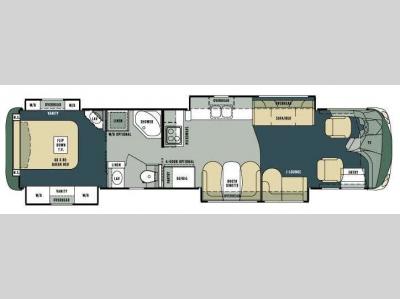 Floorplan - 2008 Forest River RV Tsunami 3904QS