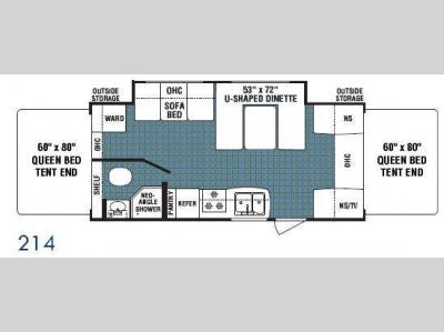Floorplan - 2009 Dutchmen RV Kodiak 214