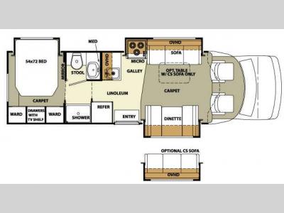 Floorplan - 2008 Forest River RV Lexington GTS 283TS