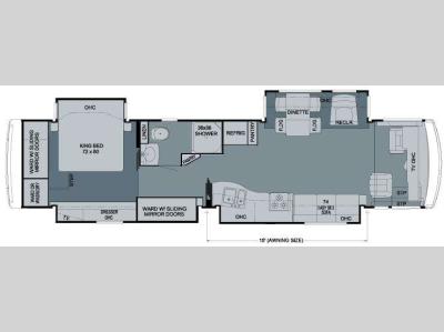 Floorplan - 2009 Newmar Dutch Star 4043