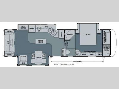 Floorplan - 2009 Newmar Cypress 31RLKS