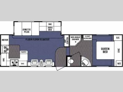 Floorplan - 2009 Dutchmen RV Denali 28RK-M5