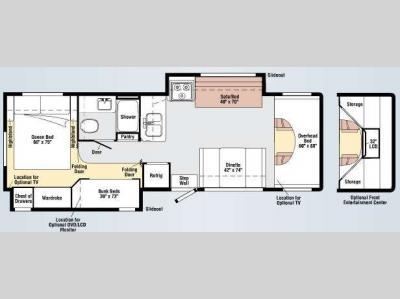 Floorplan - 2009 Winnebago Access 31J