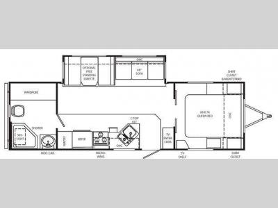 Floorplan - 2009 Holiday Rambler Savoy LX 28 RBS