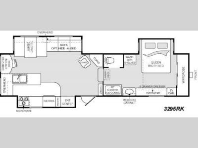 Floorplan - 2005 Keystone RV Montana 3295 RK