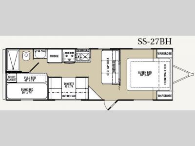 Floorplan - 2009 R-Vision Super Sport SS-27BH