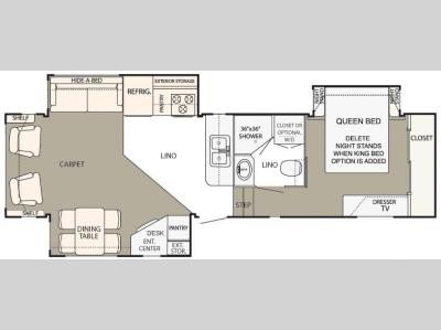Floorplan - 2009 NuWa HitchHiker LS 32 5 FKSBG