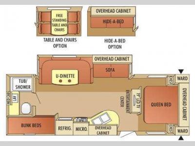 Floorplan - 2009 Starcraft  Autumn Ridge SE 284BHS