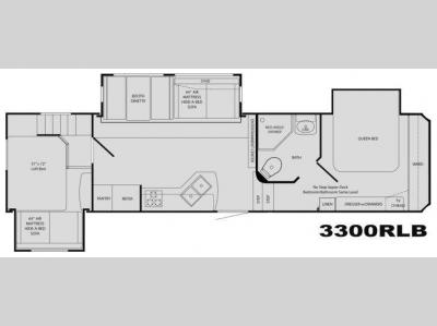 Floorplan - 2009 Heartland Sundance 3300RLB
