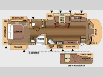 Floorplan - 2009 Jayco Embark QX390