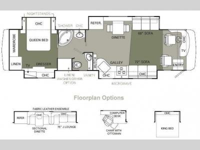 Floorplan - 2009 Beaver Monterey Laguna 40