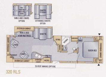 Floorplan - 2009 Jayco Eagle 320RLS