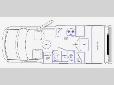Floorplan - 2009 Pleasure-Way Excel TS