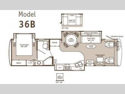 Floorplan - 2003 Fleetwood RV Pace Arrow 36B