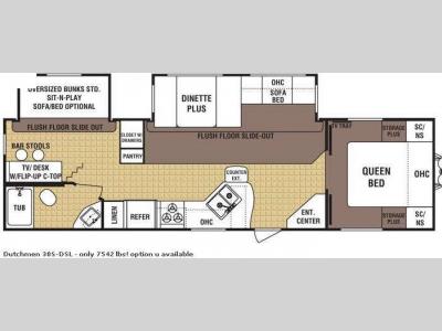 Floorplan - 2009 Dutchmen RV Dutchmen 30S-DSL