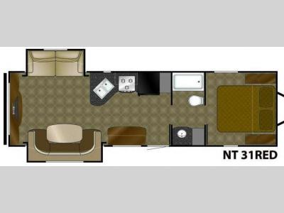 Floorplan - 2010 Heartland North Trail 31RED