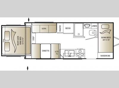 Floorplan - 2010 Keystone RV Outback 210RS