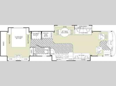 Floorplan - 2005 Fleetwood RV Revolution LE 40 L