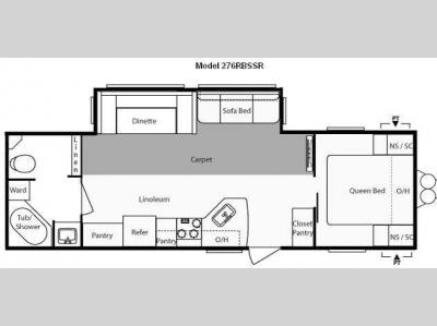 Floorplan - 2010 Keystone RV Springdale 276RBSSR