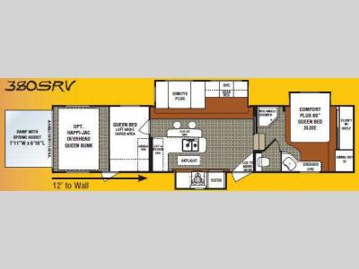Floorplan - 2010 Dutchmen RV NTense 380SRV