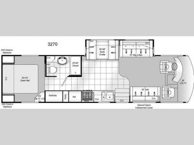 Floorplan - 2010 Damon Daybreak 3270