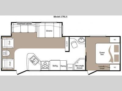 Floorplan - 2010 Keystone RV Cougar X-Lite 27RLS