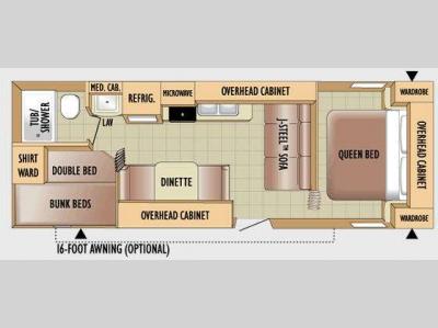 Floorplan - 2010 Jayco Jay Flight 26BH