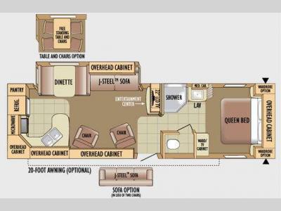 Floorplan - 2010 Jayco Jay Flight G2 31RKS
