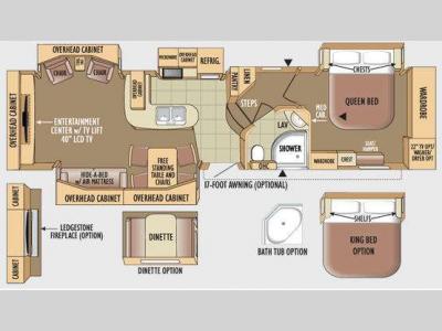 Floorplan - 2010 Jayco Designer 37RLQS