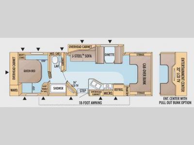 Floorplan - 2009 Jayco Greyhawk 31FK