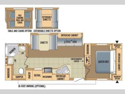 Floorplan - 2010 Starcraft  Autumn Ridge SE 285RBS