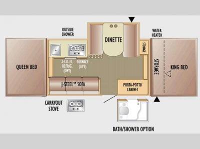 Floorplan - 2010 Jayco Jay Series 1206