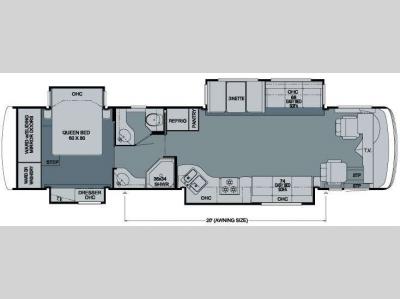 Floorplan - 2010 Newmar Ventana 3936